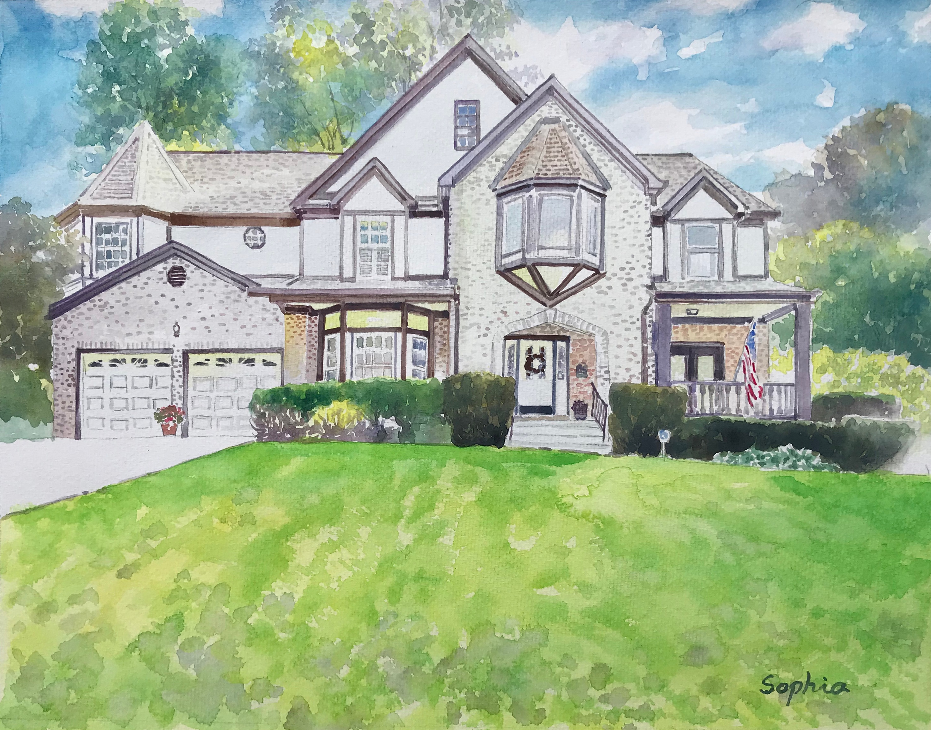 paintru-custom-watercolor-house-painting-realtor-closing-gift
